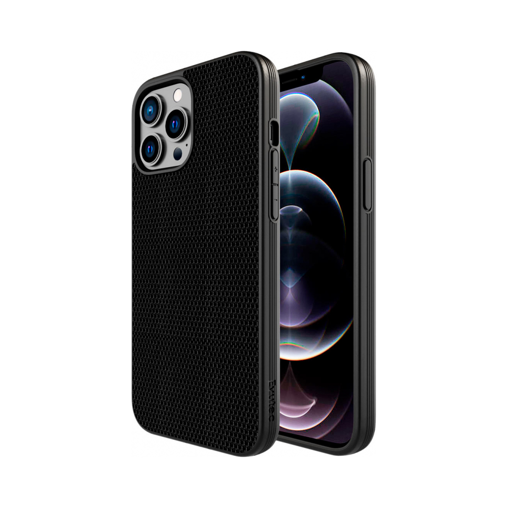 Чехол Evutec Aergo Series с бал. нейлоном для iPhone 13 Pro,магнитный автодержатель AFIXчерный